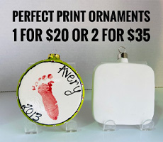 Perfect Print Ornaments